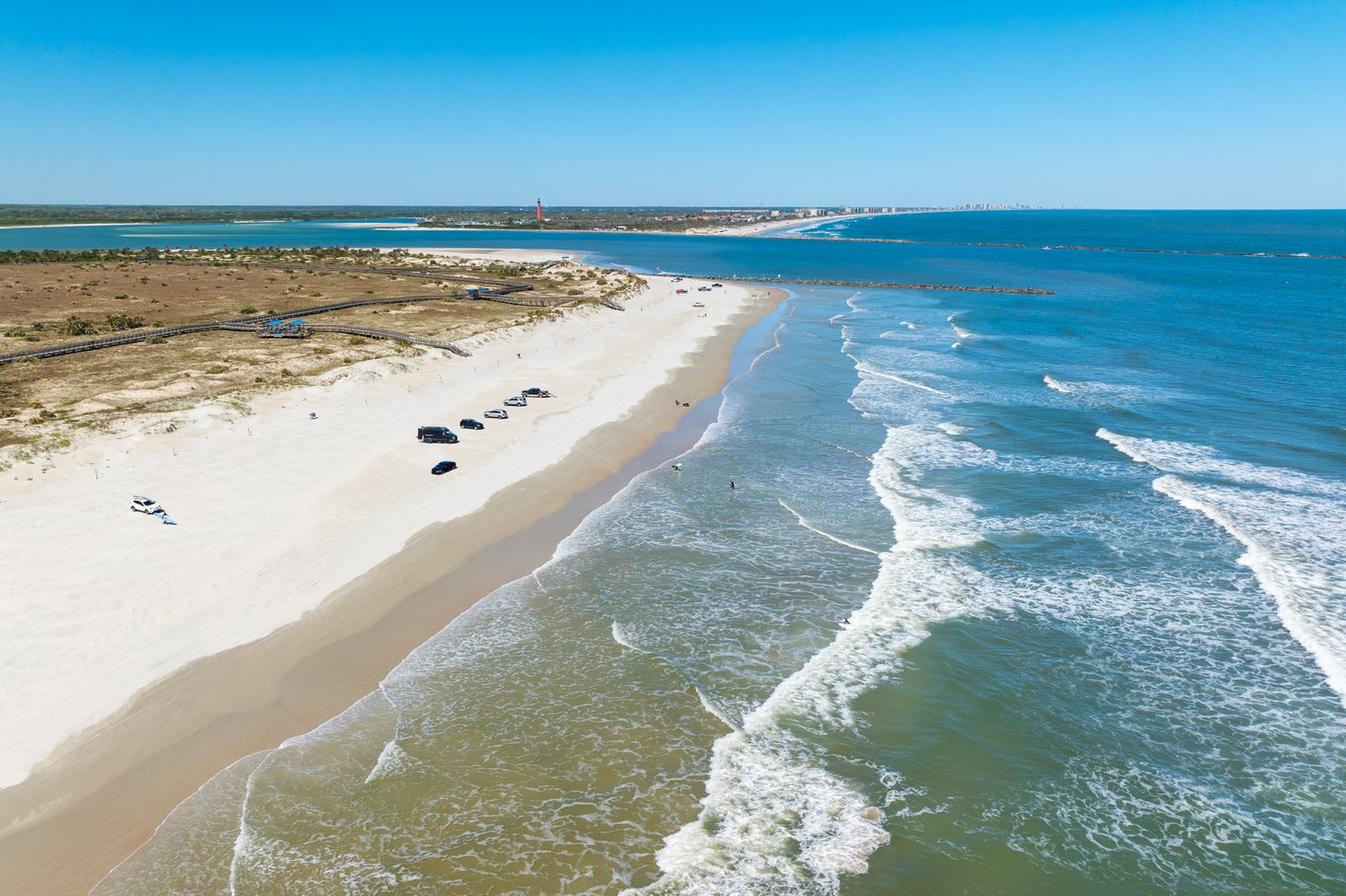 New Smyrna Beach - Smyrna Dunes Park  - Aerial of Beach - 2025 (Roundhouse Creative)