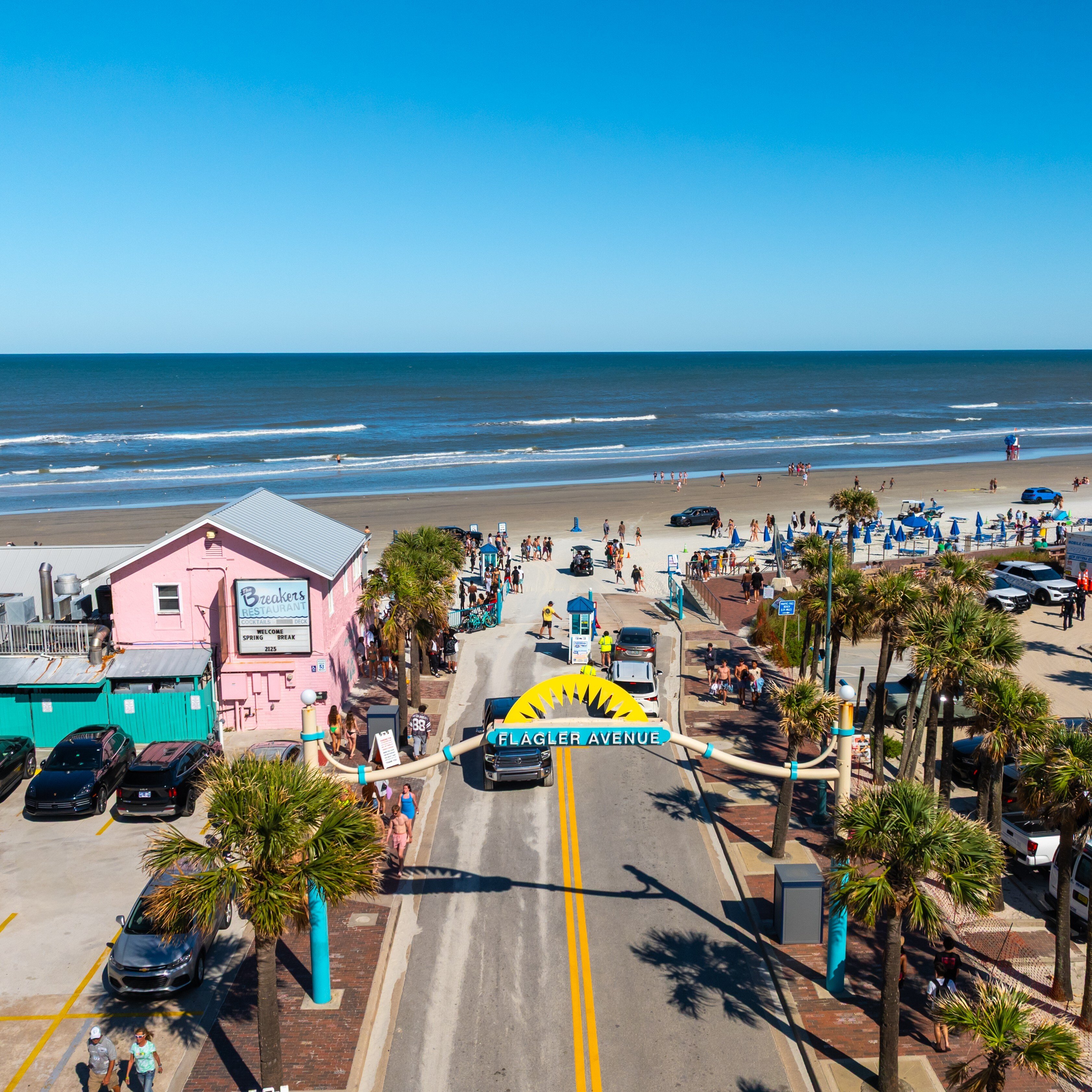New Smyrna Beach - Beach and Flagler - Aerial - 2025 (Roundhouse Creative)