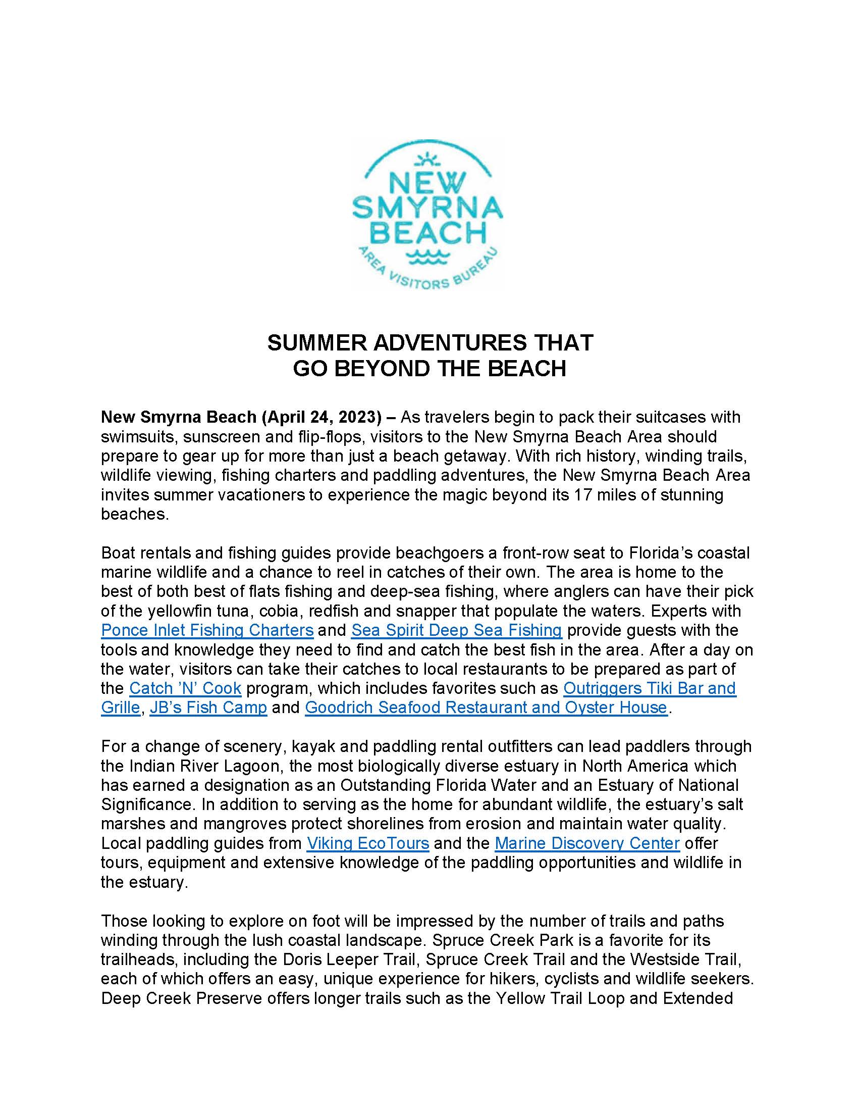 Press Release - Go Beyond the Beach this Summer_Page_1